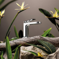 Baterie lavoar Kludi, Decus, monocomandă, lungime 85 mm, crom